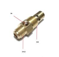 Клапан обратный для компрессора, 3/8" наружная х 1/2" наружная х 1/8" внутренняя