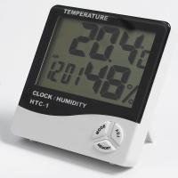 Термометр электронный HTC-1, термометр/гигрометр/часы/будильник, -50°C...+70°C