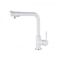 Смеситель для кухни KAISER "Teka" 13044-10 White белый (с подключением фильтра для питьевой воды)
