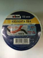 Изолента UNiBOB 19 мм x 20 м, белая