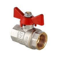 Кран шаровой VALTEC "BASE", 1/2", внутренняя резьба, бабочка