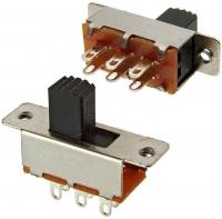 Переключатель движковый 6р., ON-ON, 0,5А, 250В (KBB40-2P2W)