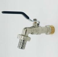 Кран водоразборный TIM, 3/4", со съёмным штуцером, наружная резьба