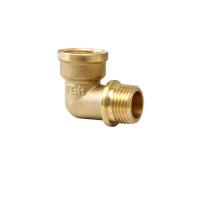 Уголок 3/4" в/н, латунный, ViEiR