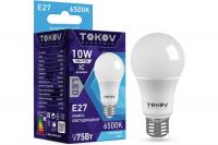 Лампа LED TOKOV, A60, 10 Вт, Е27, 6500 К, 230 В