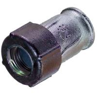 Муфта для соединения стальных труб ZEISSLER, 1½", внутренняя резьба (47,9 - 51,5 мм)