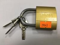 Замок навесной SFB, латунь, 50 мм