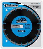 Диск алмазный Diaforce SEGMENT BASIC, 230х22,23х7,5 мм, толщина реза 2,4 мм, сухой рез, 6600 об/мин