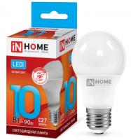 Лампа LED IN HOME A60-VC, 10 Вт, Е27, 4000 К, 230 В, 900 лм