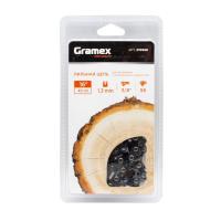 Цепь Gramex SEMI CHISEL (56 звеньев, 3/8", 1,3 мм) для бензопил STIHL, Makita и других
