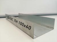 Профиль оцинкованный строительный ПН, 100x40 мм, стандарт 0,5 мм, 3 м