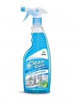 Средство для мытья стёкол и зеркал GRASS "Clean Glass" голубая лагуна, 600 мл