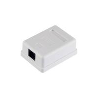 Розетка компьютерная REXANT, внешняя, 1-порт, RJ45, 8P8C, UTP, категория 5e, неэкранированная