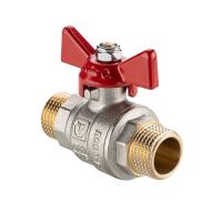 Кран шаровой VALTEC "BASE" ГОСТ, 1/2", наружная резьба, бабочка