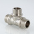 Тройник 1/2", наружные резьбы, латунный, Valtec Тройник 1/2", наружные резьбы, латунный, Valtec
