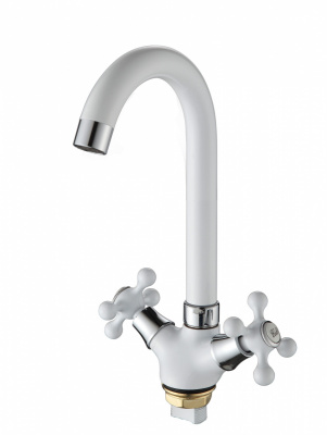 Смеситель для кухни ammore A5681-C, белый