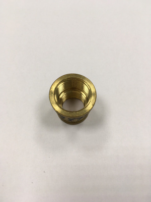 Муфта переходная 1/4" x 3/8", латунная