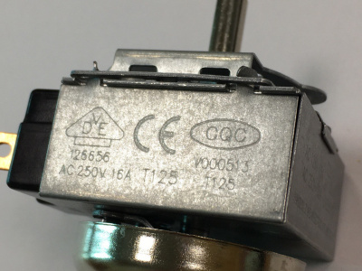Таймер электромеханический для газовой плиты GEFEST модели 1500, 5102-02, 5502-02, 6102, 6140, ДА602, ДА622, шток -18 мм (DKJ/1-120BK-18 зам. DKJ-Y-07(18)-120)