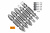 Биты двухсторонние, PH1хPH2, PZ1хPZ2, PH3xPZ3, SL3xSL4, SL5xSL6, L-50 мм