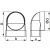 d - 100 мм, a x b - 60x120 мм, A - 147 мм