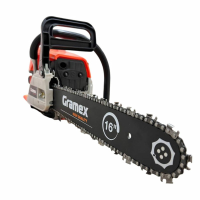 Пила  цепная бензиновая Gramex CS-1629, 2200 Вт/2,9 л.с., шина 16"/40 см, 0,325, 1,3 мм-64 зв.