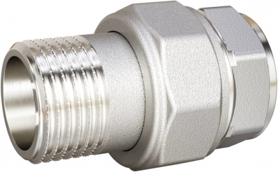 Американка LD Pride 1/2" внутренняя/наружная резьбы, латунная
