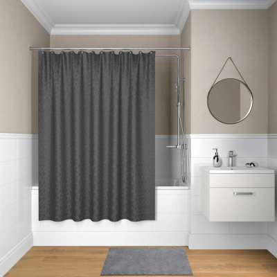 Штора для ванны IDDIS В35P21811, 180x200 см, полиэстер