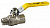 Кран газовый шаровой TIM, 1/2", г/ш, рычаг