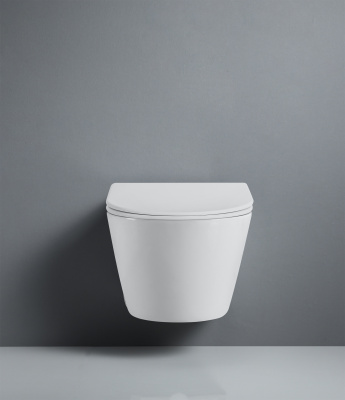 Унитаз подвесной D&K "RHEIN.BACH" DT1476516 (торнадо) безободковый