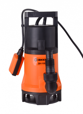 Насос фекальный ВИХРЬ ДН-1100, 1100 Вт, 258 л/мин, напор 10 метров