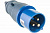 Вилка переносная IEK ССИ-013, 16 А, 220 В, IP44