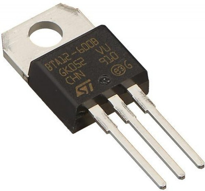 Симистор 12А, 600В, 50Ма (BTA12-600BRG)