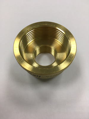 Муфта переходная 3/4" x 1½", латунная
