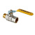 Кран газовый шаровой VALTEC VALGAS, 1/2", г/ш, рычаг