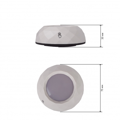 Фонарь ЭРА SB-508  "Луна-2", круглый, белый (LED-COB, 3хААА)