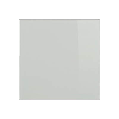 Панель декоративная DiCiTi "AEON" SOFT WHITE белая, Ø100/125 мм, 179x179 мм, стекло глянцевое