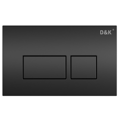 Система инсталляции D&K DI8055119 + кнопка D&K "BERLIN" DB1439025 чёрная