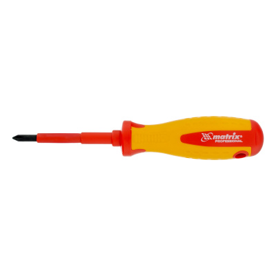 Отвёртка matrix Insulated PH1(+), 75 мм, до 1000 В