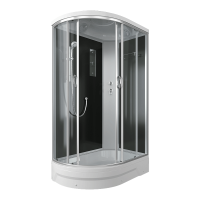 Душевая кабина ERLIT ER351226R-C2-RUS (120х80х226 см) средний поддон, чёрные стенки