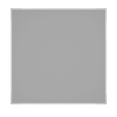 Панель декоративная DiCiTi "AEON" SILVER CLEAR серебристая, Ø100/125 мм, 179x179 мм, матовое стекло