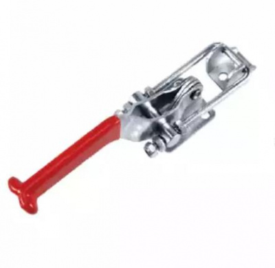 Замок стяжной сверхмощный (цинк) ручка прорезиненная (GH-40341)