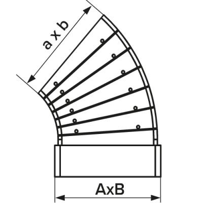 A x B - 120x60 мм, a x b - 115,4x56,2 мм