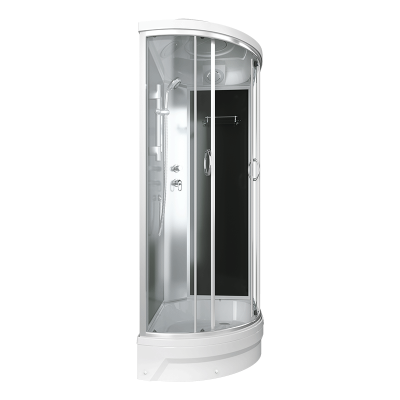 Душевая кабина ERLIT ER351226R-C2-RUS (120х80х226 см) средний поддон, чёрные стенки