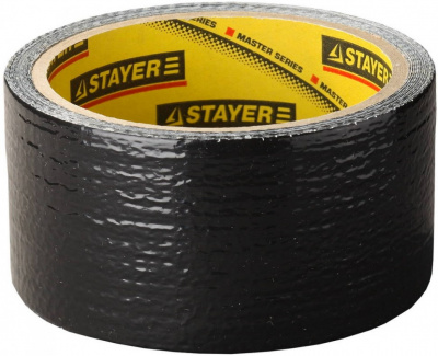 Лента STAYER "Professional" армированная, влагостойкая, 10 м х 48 мм, чёрная