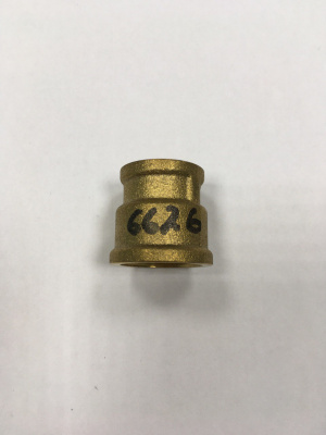 Муфта переходная 1/4" x 3/8", латунная