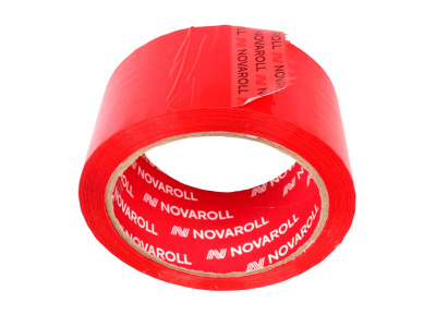 Скотч NOVAROLL, 48 мм x 66 м, красный