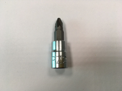 Головка бита TOPTUL, 1/4", PZ2