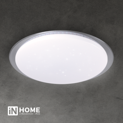 Светильник LED IN HOME COMFORT GALAXY, 75 Вт, 3000-6500 К, 560х85 мм, 6000 лм, с пультом ДУ