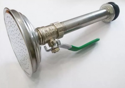 Душ летний для врезки в бак (кран шаровой 1/2" + лейка)