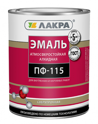 Эмаль Лакра ПФ-115 голубая 1 кг